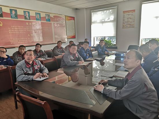 魯中水泥召開月度成本分析會87