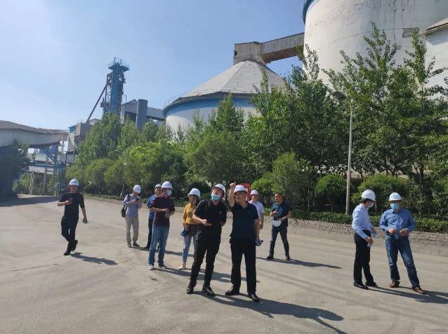 濟南大東環(huán)高速項目到魯中水泥參觀考察80