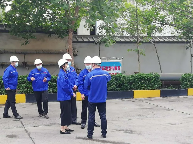 淄博市環(huán)境污染防控中心到重山思沃瑞調研66