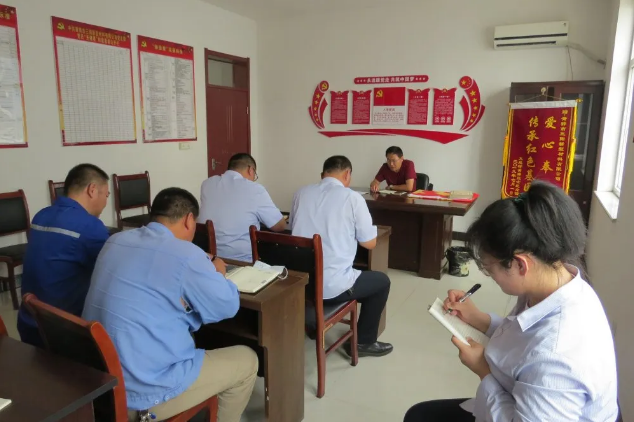 黃驊三陽黨支部組織黨課學(xué)習(xí)54