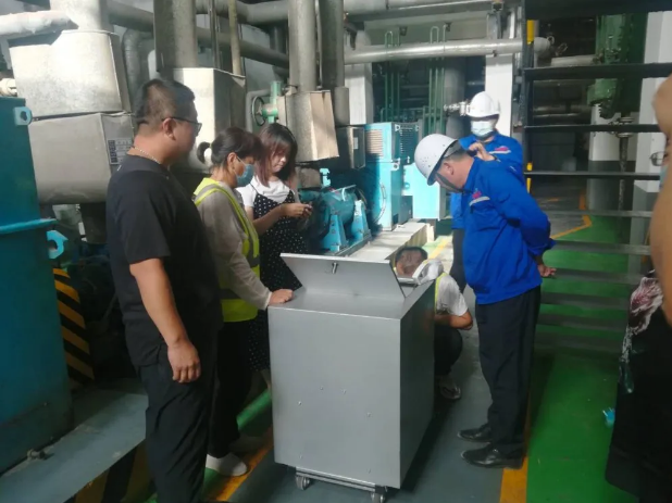 淄川區(qū)環(huán)保局到熱電廠檢查37