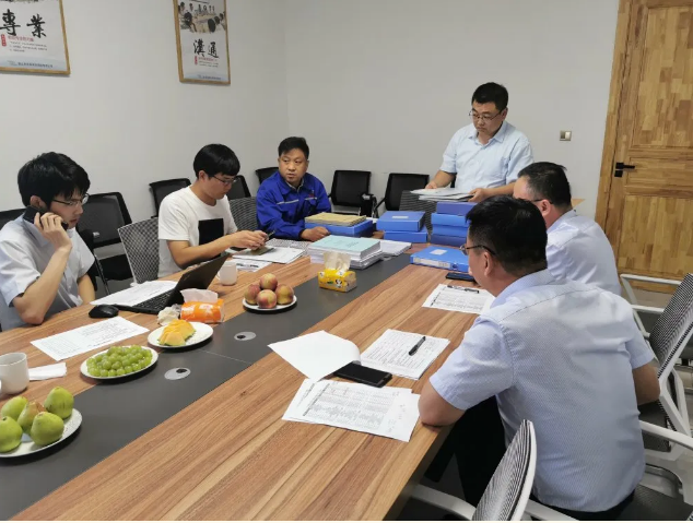 萬華集團相關(guān)領(lǐng)導(dǎo)到重山思沃瑞進行調(diào)研20