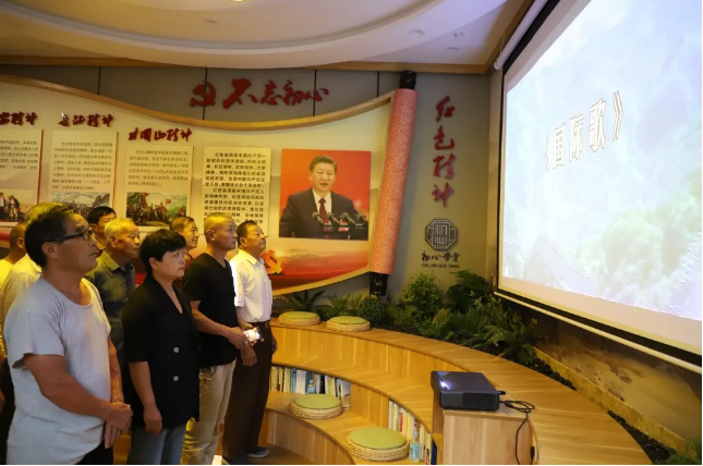 不忘初心跟黨走 牢記使命勇?lián)?——前河村黨支部和南韓化工黨支部走進初心學(xué)堂35