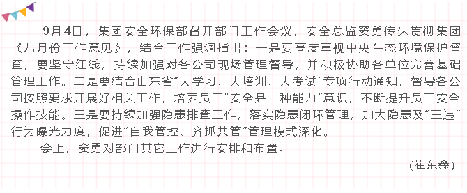 集團(tuán)安環(huán)部召開(kāi)工作會(huì)議13