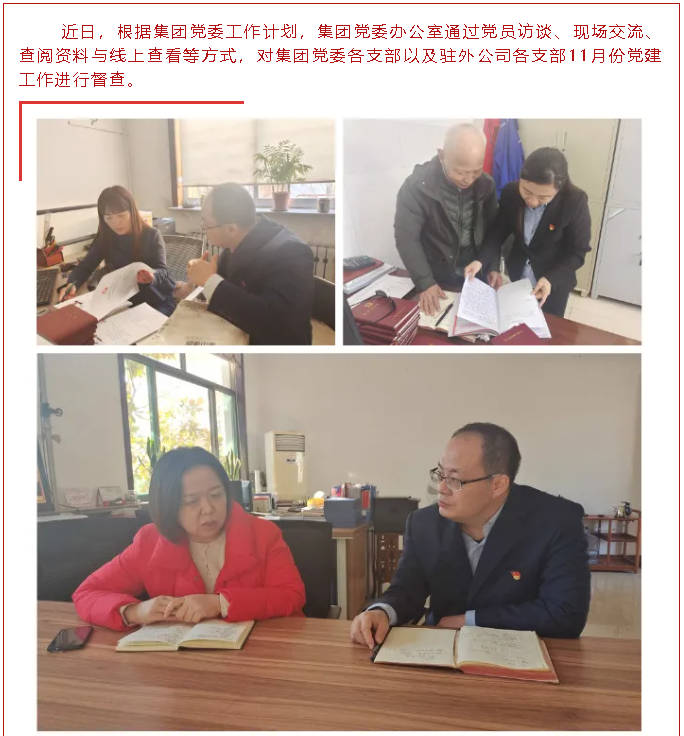 集團(tuán)黨委辦開(kāi)展十一月份黨建工作督查46
